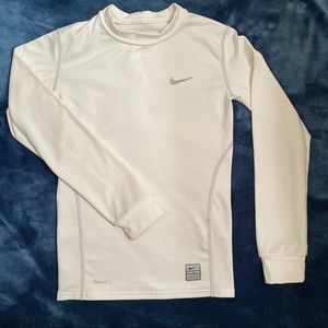 Nike Pro White athletic top Size small